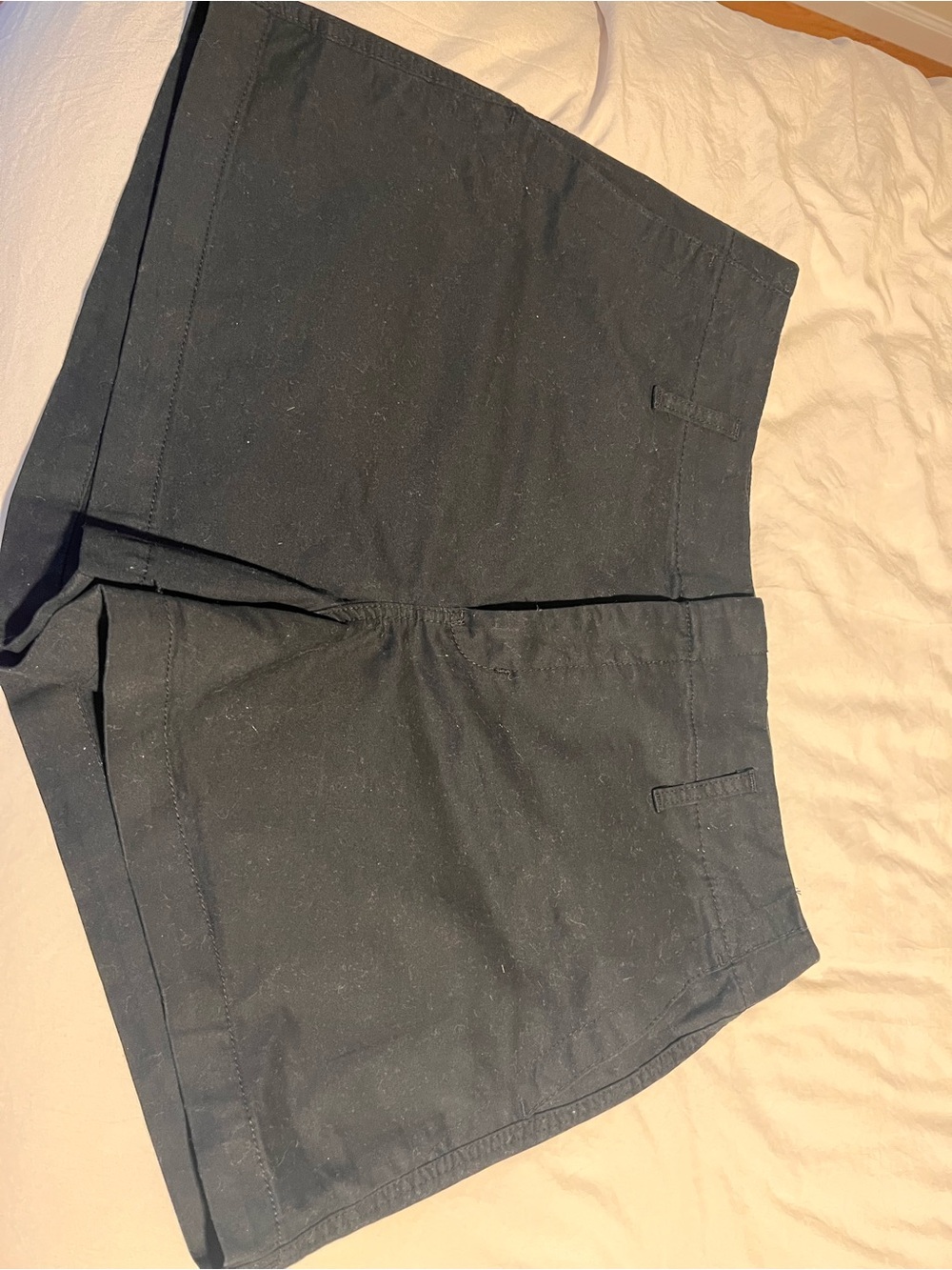 a new day Black Cotton Bermuda Shorts